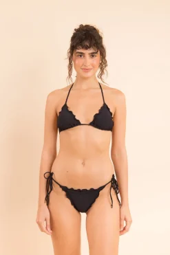 Bottom Dots-Black Frufru-Comfy