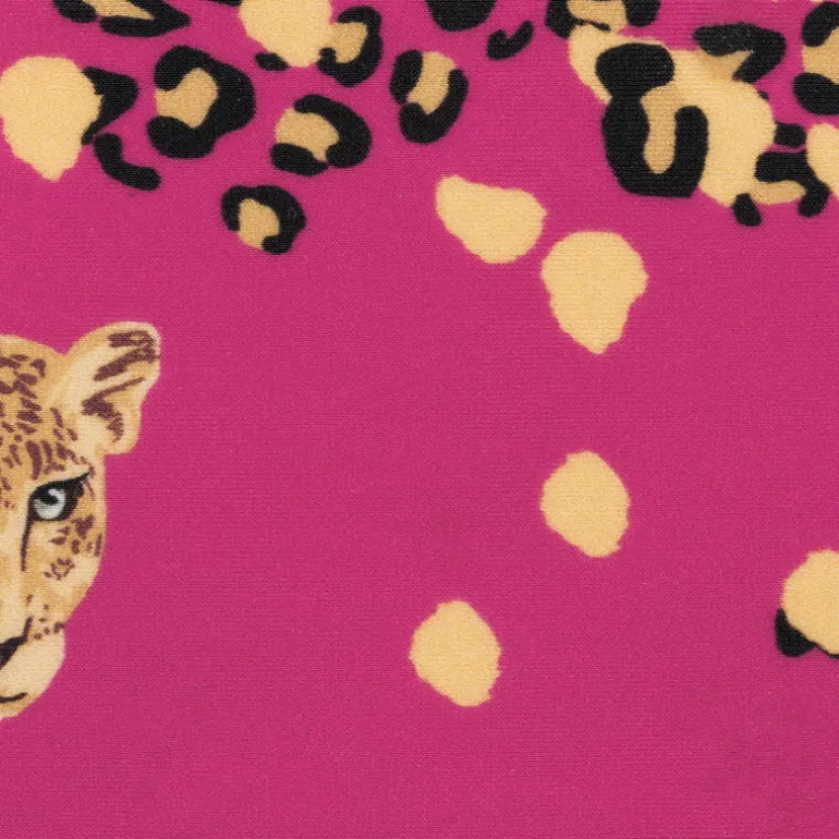 Bottom Roar-Pink High-Leg