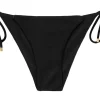 Bottom Shimmer-Black Cheeky-Tie
