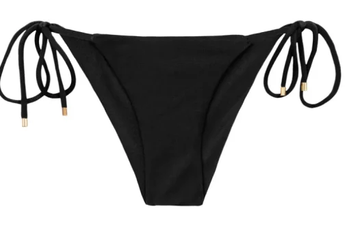 Bottom Shimmer-Black Cheeky-Tie
