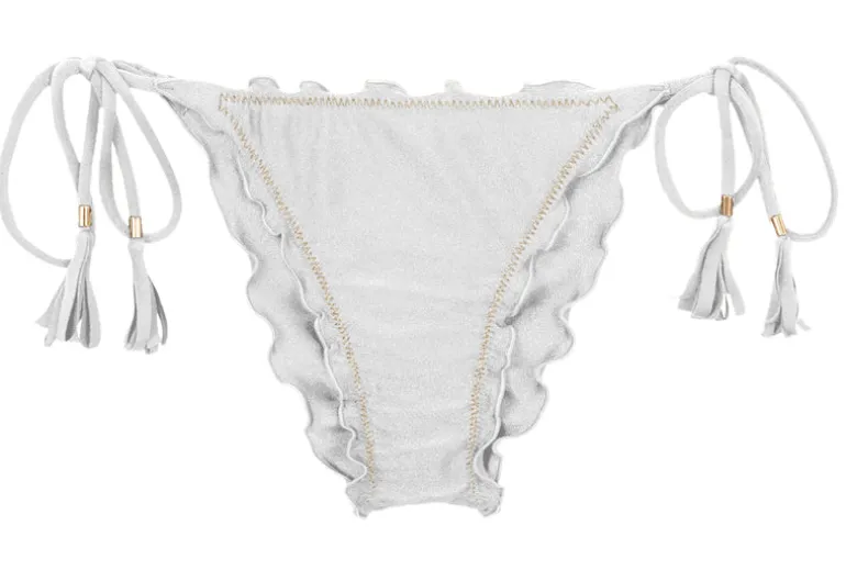 Bottom Shimmer-White Frufru