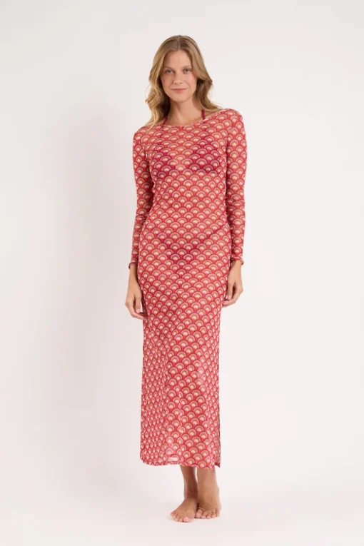 Floral-Scales Dress Lucy