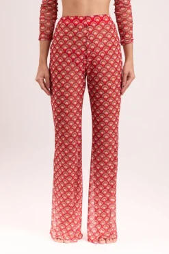 Floral-Scales Pants Lana