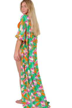 Green Bloom Long Dress