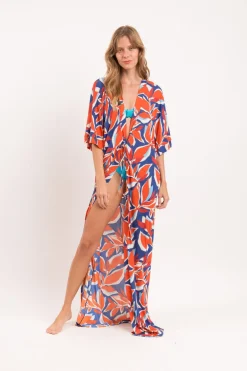 Leaves Long Dress