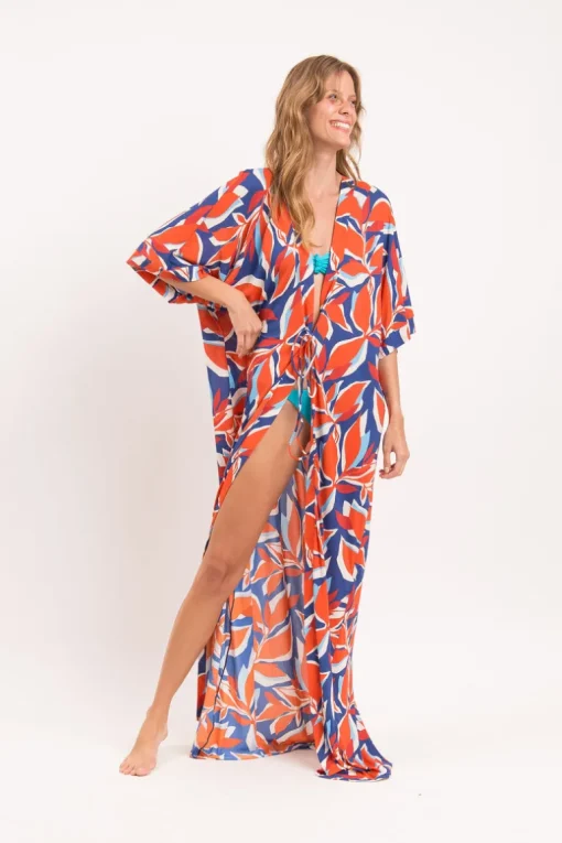 Leaves Long Dress