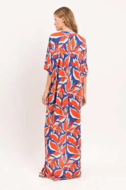 Leaves Long Dress