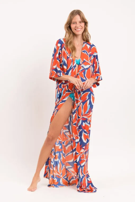 Leaves Long Dress