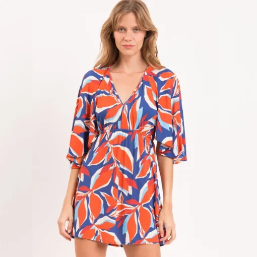Leaves Mini Dress