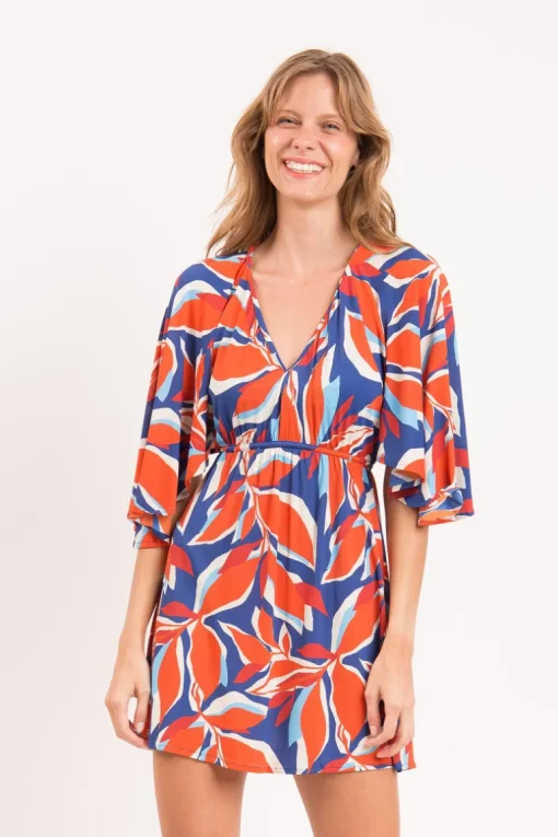 Leaves Mini Dress