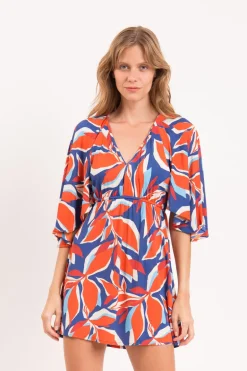 Leaves Mini Dress