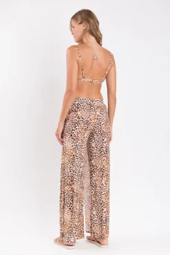 Leopard Wide Pants