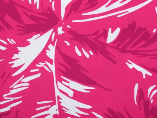 Pink-Palms Scrunchie