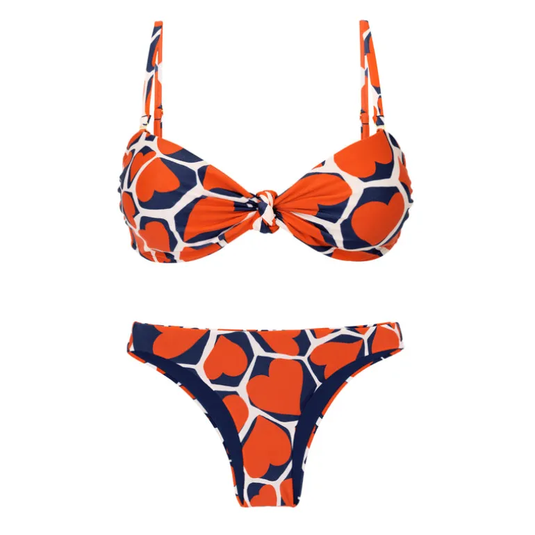 Set Amore-Red Bandeau-Joy Essential