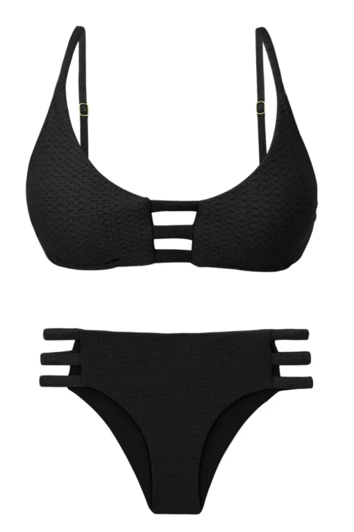 Set Bora-Black Bra-Trio Madrid-Trio