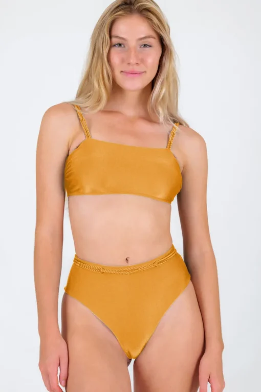Set Damasco Bandeau-Reto Hotpants