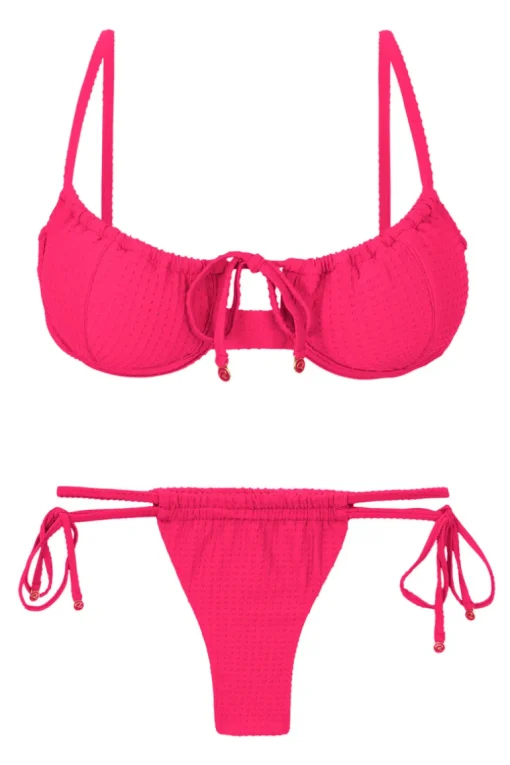 Set Dots-Virtual-Pink Balconet-Tie Pipa