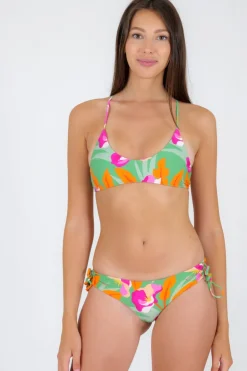 Set Green-Bloom Bralette Madrid