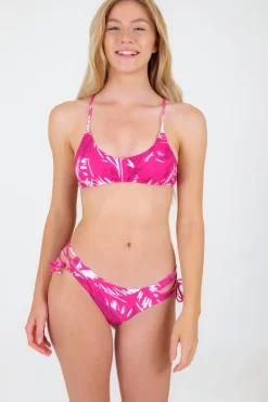Set Pink-Palms Bralette Madrid