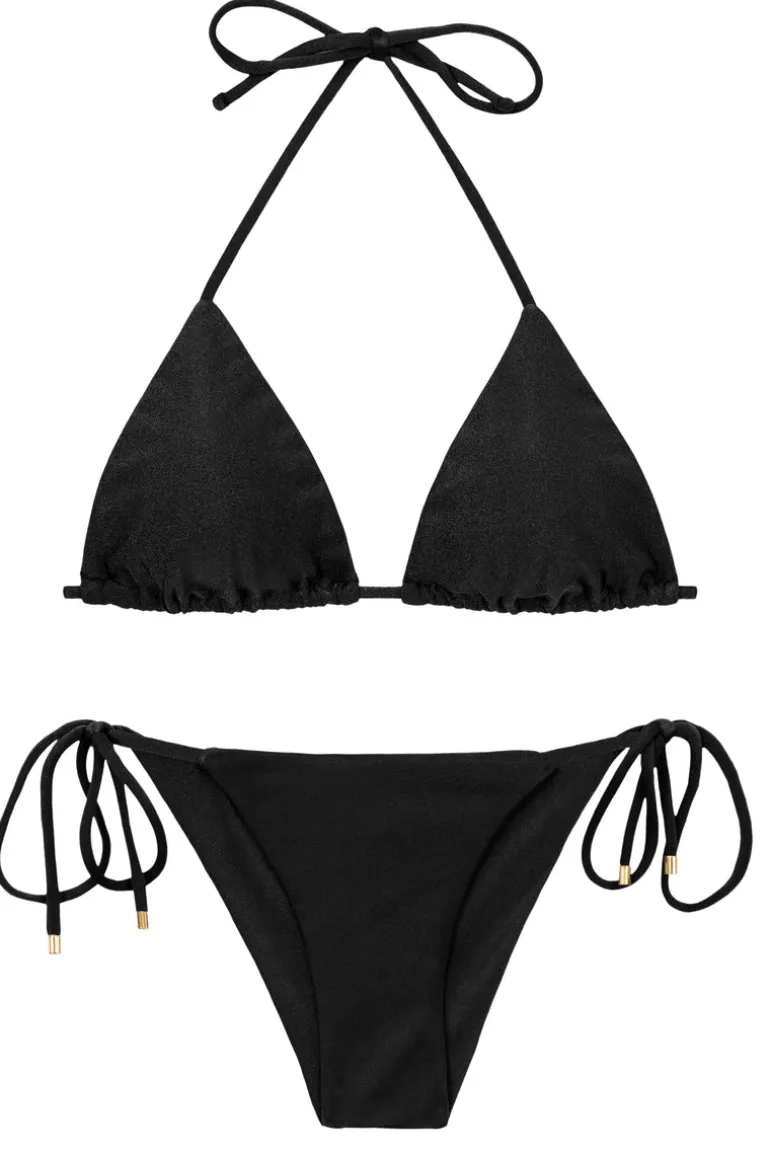 Set Shimmer-Black Tri-Inv Cheeky-Tie
