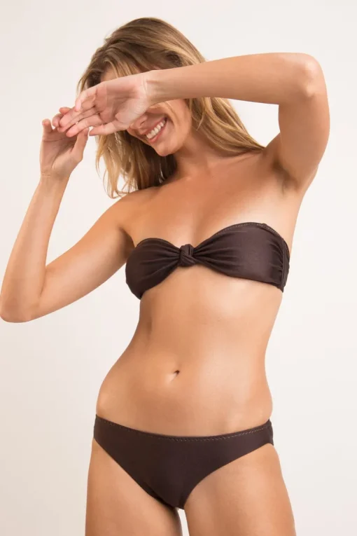 Set Shimmer-Coffee Bandeau-Joy Essential