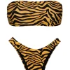 Set Wild-Orange Bandeau-Reto High-Leg