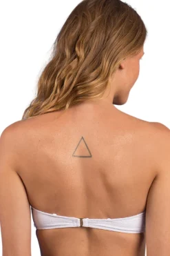 Top Bora-White Bandeau-Joy