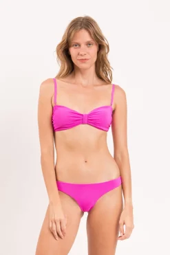 Top Malibu-Rosa Bandeau-Duo