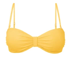 Top Malibu-Yellow Bandeau-Duo