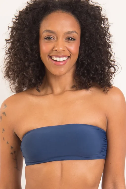 Top Navy Bandeau-Reto