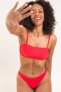 Top Rouge Bandeau-Reto