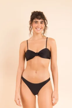 Top Shimmer-Black Bandeau-Joy