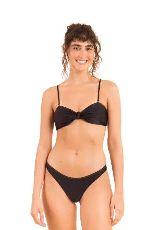 Top Shimmer-Black Bandeau-Joy
