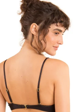 Top Shimmer-Black Bandeau-Joy