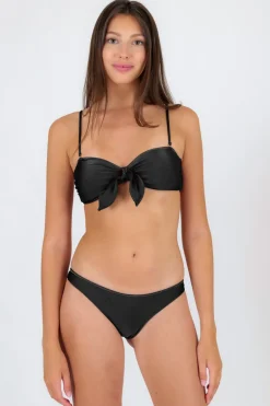 Top Shimmer-Black Bandeau-No