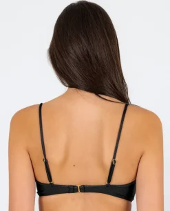 Top Shimmer-Black Bandeau-No
