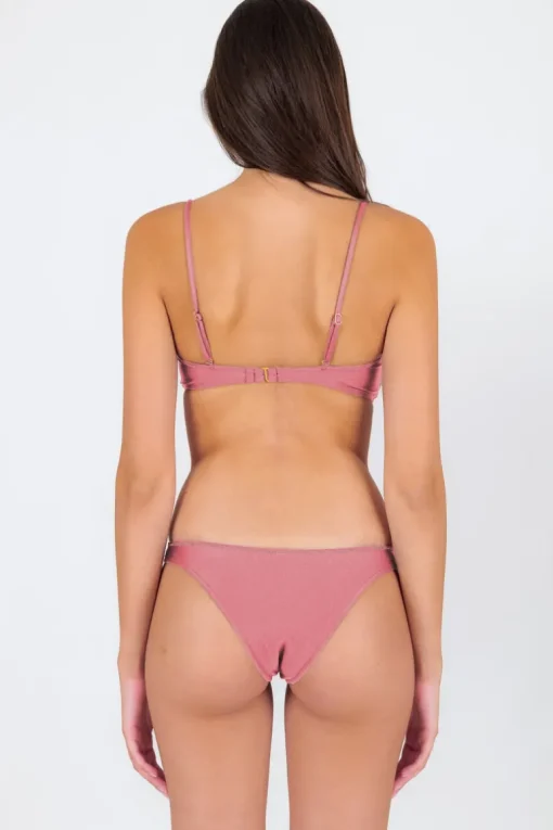 Top Shimmer-Confetti Bandeau-Knot