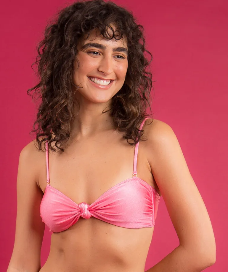 Top Shimmer-Confetti Bandeau-Joy