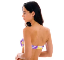 Top Tiedye-Purple Bandeau-Reto