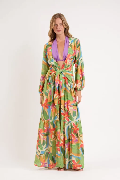 Tropical Long Dress Verona