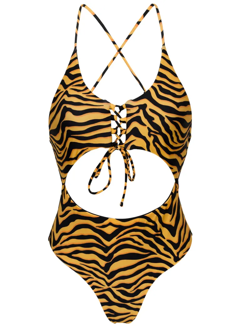 Wild-Orange Ivy Strap