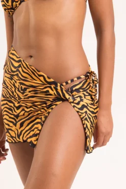 Wild-Orange Skirt-Knot