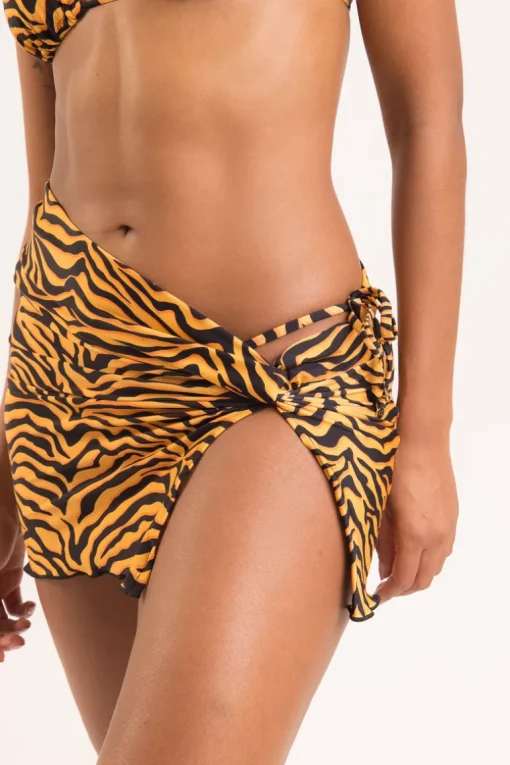 Wild-Orange Skirt-Knot